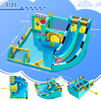 FBSPORT Château Gonflable Commercial Personnalisé avec Logo pour Enfants, Idéal pour la Location de Fêtes et Événements