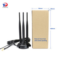 Antenne WiFi en caoutchouc à gain élevé magnétique externe sans fil 6dBi 3x3 MIMO Combo 2.4G 5G 5.8G