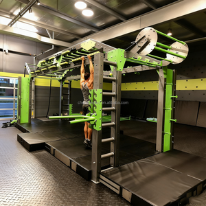 Equipo comercial <span class=keywords><strong>de</strong></span> carrera <span class=keywords><strong>de</strong></span> obstáculos Ninja Warrior para interiores, máquina multifuncional para gimnasio - Product Image 4