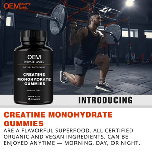 Monofilamento de creatina para hombres y mujeres, suplemento de construcción muscular de goma para preentrenamiento, Etiqueta Privada, OEM - Product Image 4
