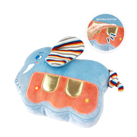Jouet de piano en peluche pour l'apprentissage précoce des enfants, éléphant électrique musical doux pour bébé, instrument de musique en peluche, animaux en peluche