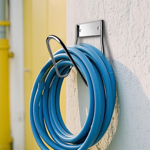 Stainless Steel Wall Mounted Garden <b>Hose</b> <b>Hanger</b> For Outdoor Water <b>Pipe</b> Storage Rack With Screw Embedded Installation - Product Image 2