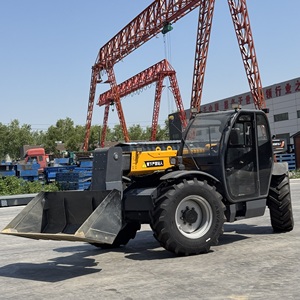 3.5t 7m Diesel-powered Material Handling Construção Off-road pneu telescópico Boom Empilhadeira Telehandler - Product Image 3