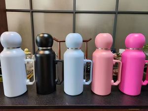 Nuevo Estilo de Vaso Portátil para Auto, Taza Infantil de Acero Inoxidable 304, Termo con Asa, 14oz, con Pajita, para Bebidas Frías - Product Image 4