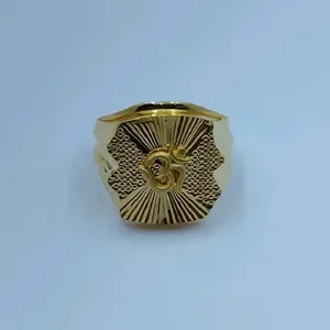 Bague Chevalière Tête de Lion Dorée Audacieuse pour Hommes – Qualité Supérieure, Or Massif, Bijou Tendance, Idée Cadeau - Product Image 2