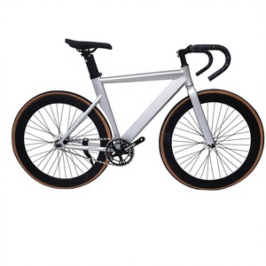 Bicicletta da Corsa a Velocità Singola 700C con Telaio in Alluminio, Ruote in Alluminio, Freno a Scatto Fisso e Pedali Standard - Product Image 3