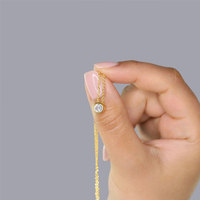 Breloques personnalisées de luxe en acier inoxydable 316L plaqué or 14k 18k avec strass pierres de naissance pour la fabrication de bijoux (bracelets, colliers)