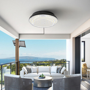 IP65 classificato per interni LED <span class=keywords><strong>solare</strong></span> <span class=keywords><strong>lampadario</strong></span> a soffitto con telecomando per camera da letto corridoio balcone corridoio illuminazione uso domestico - Product Image 2