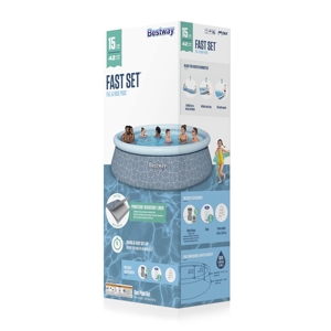 <span class=keywords><strong>Piscina</strong></span> Inflable Redonda <span class=keywords><strong>Bestway</strong></span> 57371/57371E de Instalación Rápida, 4.57 m X 1.07 m, PVC Resistente, para Jardín - Product Image 6