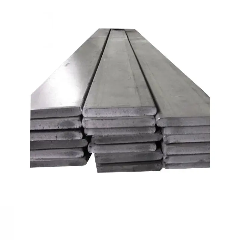 Aracı yapısal karbon profil Bar çelik demir ASTM A36 standart 10mm 0.5in genişliği 3mm 4mm 5mm 6mm 7mm 8mm kalınlığı düz Bar ışın