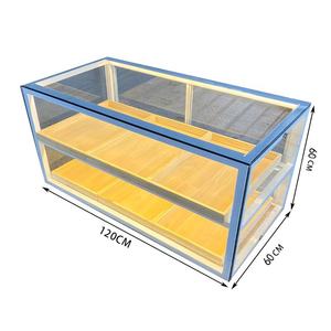 Vitrina cuadrada <span class=keywords><strong>de</strong></span> <span class=keywords><strong>cristal</strong></span> <span class=keywords><strong>para</strong></span> pasteles, pan, pastelería, comida seca, postre, mostrador, vitrina <span class=keywords><strong>para</strong></span> café, Panadería, tienda, quiosco, supermercado - Product Image 1