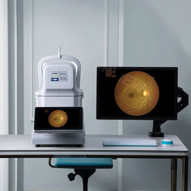 High Quality HD Retinal Camera Eye Exam Automatic Fundus Camera