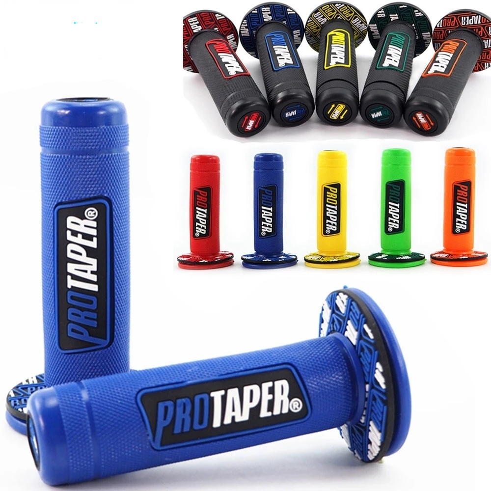 22 мм рукоятка, детали и аксессуары для мотоцикла, 7/8 "резиновая профессиональная коническая рукоятка для Руля Мотоцикла