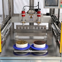 Cortadora Automática de Pasteles Ultrasónica con Sistema Servo para Cortar Porciones de Pastel de Crema, Mousse, Brownie
