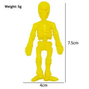 Juguete Elástico de Esqueleto TPR para Aliviar el Estrés, Divertido y Estirable, Ideal para Halloween - Product Image 4