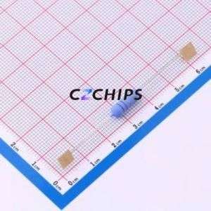 Résistance traversante MOR02SJ011JA10, composant traversant (THT), D4.5xL11.5mm, film d'oxyde métallique, 1.1Ohm, 5%, 2W - Product Image 2