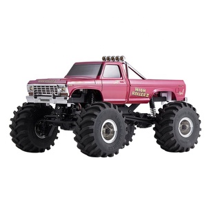 Camion Monster RC FMS 1/24 FCX24 Smasher <span class=keywords><strong>V2</strong></span> RTR avec essieu à <span class=keywords><strong>portail</strong></span> et grandes roues, jouet tout-terrain - Product Image 1