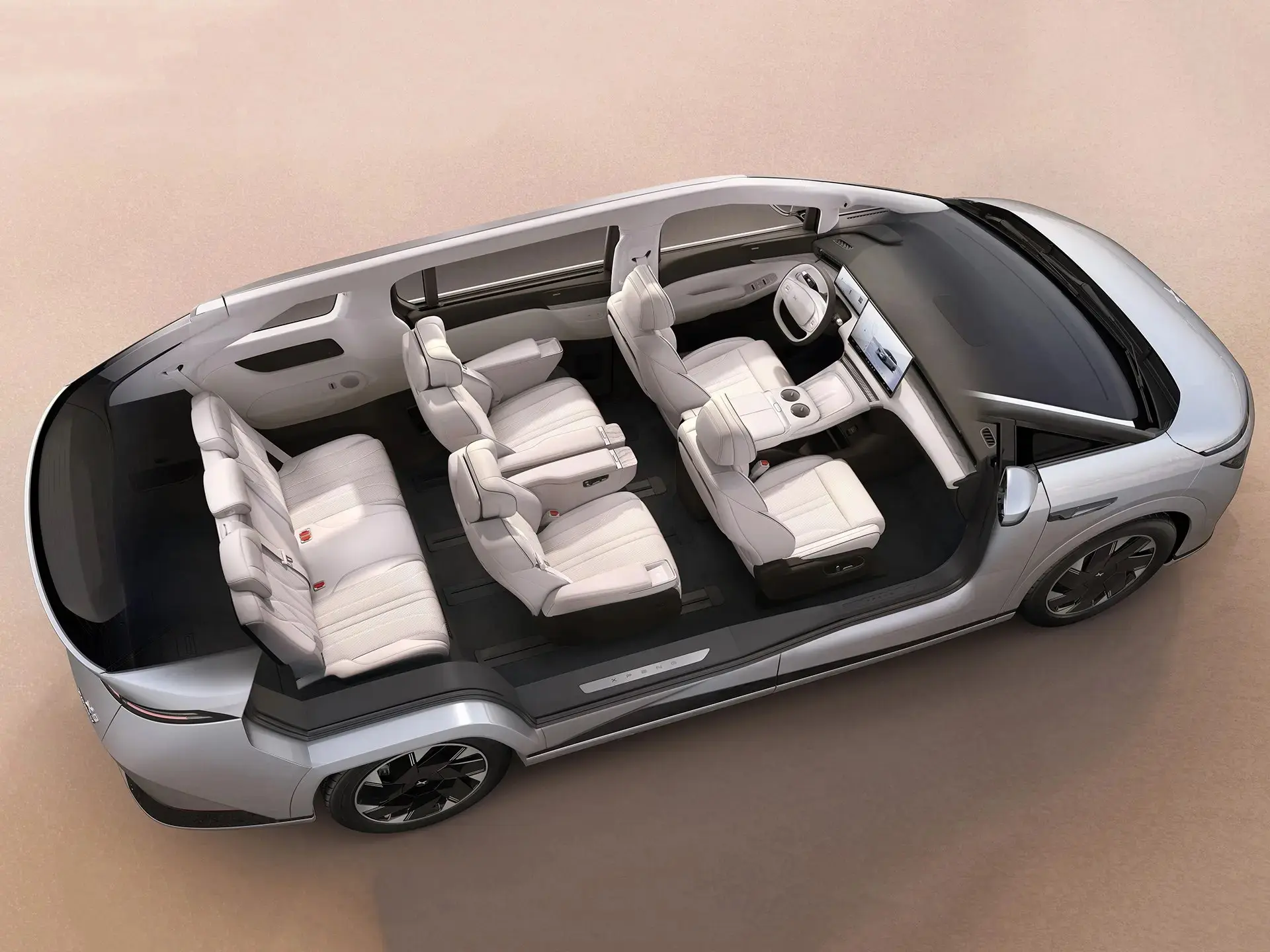 Xpeng X9 High-end çin yeni enerji elektrikli araçlar ve ticari araçlar MPV çok amaçlı araç