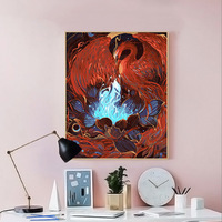 Kit de peinture à l'huile numérique DIY par numéros pour adultes - Toile imprimée avec cadre, art personnalisé, décoration intérieure amusante et relaxante, cadeau
