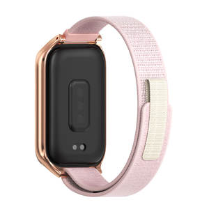 FORWELLENY新设计透气尼龙环腕带智能手表配件，适用于Redmi带<span class=keywords><strong>2</strong></span> <span class=keywords><strong>3</strong></span>/Mi带8 9主动智能带 - Product Image 4