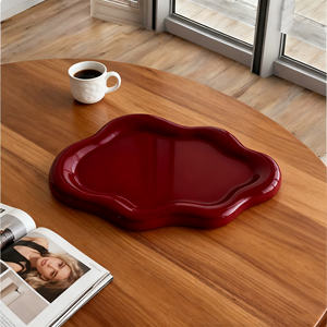 Современный арт-деко травертин Многофункциональный ручной работы домашний декоративный лоток для хранения ювелирных изделий - Product Image 6