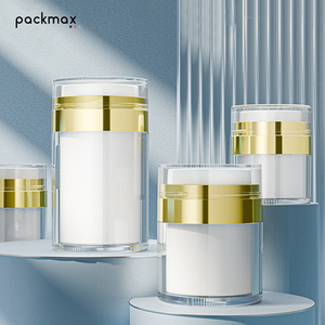 PMMA Cylinder Airless Pump 15-100g Refillable Lotion <b>Face</b> Cream & <b>Sunscreen</b> Cosmetic Bottle - Product Image 6