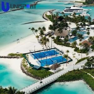 Pista de Pádel Panorámica Estándar UNISPORT WPT, Pista Profesional de Pádel para Exteriores con Vidrio Templado de 12 mm y Sistema LED - Product Image 5