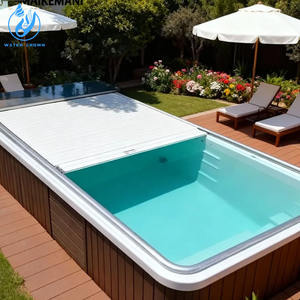 <span class=keywords><strong>Cubierta</strong></span> Automática para <span class=keywords><strong>Piscina</strong></span> Water Crown SGAPC de Alta Calidad, Nueva, Apta para Piscinas Elevadas, Fabricada en Aleación de Aluminio y Espuma - Product Image 5