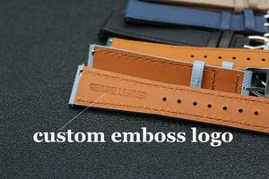 <span class=keywords><strong>Cinturino</strong></span> in pelle di vitello <span class=keywords><strong>Saffiano</strong></span> affusolato con Logo personalizzato con <span class=keywords><strong>cinturino</strong></span> da polso in pelle con motivo incrociato a mano a mano 18/20/22mm - Product Image 6