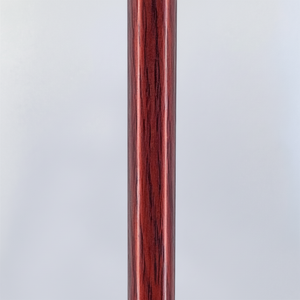 Canne légère réglable en alliage d'aluminium de 27 à 36 pouces avec poignée en bois et coussinets en caoutchouc - Product Image 1