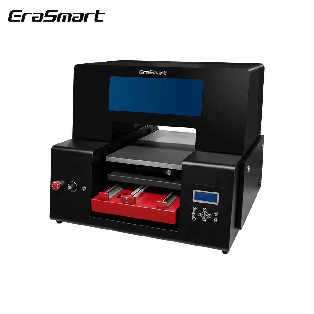Erasmart A2 4260 CM 2 3 4 56カラーラベルロゴUV4260DTFワニス印刷機シリンダー印刷付き直接