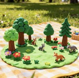 36 couleurs, jouets faits main, pâte à <span class=keywords><strong>modeler</strong></span> non toxique, artisanat créatif DIY, mélange de couleurs, argile légère à séchage à l'air pour enfants - Product Image 5