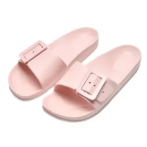 Damen Hausschuhe 2024 Plain Slide Sandale Verstellbare Herren Sliders Slipper Schuhe