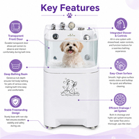 Máquina de Lavado de Perros de Autoservicio Integrada con Pantalla Táctil, Marca Privada Personalizada OEM