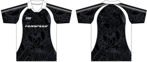 Maillot <span class=keywords><strong>de</strong></span> football personnalisé avec sublimation, motif Dragon Eagle, col en V, chemises polo rétro pour hommes - Product Image 2