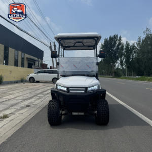 Chariot de golf tout-terrain 4 places de haute qualité Importation unique de Chine avec chariot électrique à batterie au lithium-ion garanti 4 sièges - Product Image 4