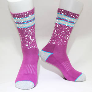 SHANXIN mode stil oem reflektierende glow in <span class=keywords><strong>the</strong></span> dark socken - Product Image 1