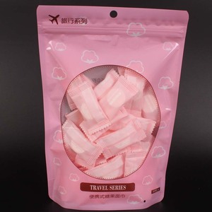 Serviettes compressées jetables couleur <span class=keywords><strong>pastel</strong></span>, serviette de voyage en coton pur, mouchoirs compressés portables pour l'extérieur et les voyages - Product Image 2