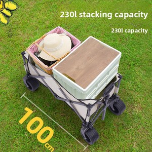Chariot de <span class=keywords><strong>camping</strong></span> pliable ultra-léger et portable pour l'extérieur, idéal pour le <span class=keywords><strong>camping</strong></span>-<span class=keywords><strong>car</strong></span>, les marchés et les courses - Product Image 3
