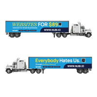 Vinilos Decorativos Personalizados para Camionetas y Semirremolques Comerciales, Película de Vinilo Brillante Impermeable, Adhesivos Decorativos Autoadhesivos