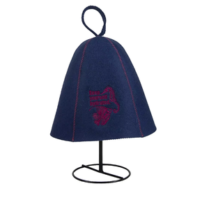 OEM Designer Custom Wool Color Thermal Sauna <b>Hat</b> Embroidered Felt Material - Product Image 3