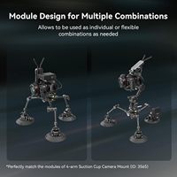 Support de caméra à ventouse SmallRig 6 pouces pour voitures et smartphones – Vitesse maximale 80 km/h, charge recommandée 15 kg – Fixation stable, propre et lisse