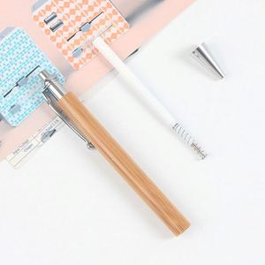 Recoverable ECO Press Bamboo Ball Point <b>Pen</b> Wholesale Bulk Environmental Friendly Customized Logo Printed for Office Gift - Product Image 4