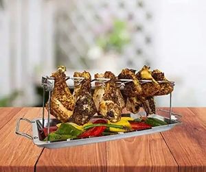 Baquetas <span class=keywords><strong>de</strong></span> Acero Inoxidable para Barbacoa, Soporte para <span class=keywords><strong>Asador</strong></span> <span class=keywords><strong>de</strong></span> Pata <span class=keywords><strong>de</strong></span> Pollo, Ala, Horno, <span class=keywords><strong>Asador</strong></span>, Baquetas, Acero Inoxidable, Barbacoa - Product Image 6