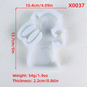 Moule en silicone pour résine fait main, style DIY, ornements décoratifs et outils pour gâteaux, pour la fabrication de résine, moule en plâtre - Product Image 3