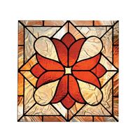 Vitrail de haute qualité, plein ou creux, personnalisable avec divers motifs pour les fenêtres d'église, les centres culturels, etc.
