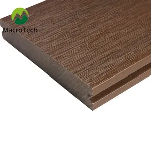 Decking in plastica di legno tavole per estrusione di co per esterni pavimento composito solido in WPC pavimenti in venature del legno