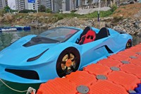 Hydro-Jet Car, bateau à moteur électrique à quatre places, haute performance, en fibre de verre, télécommandé, pour le tourisme et les excursions