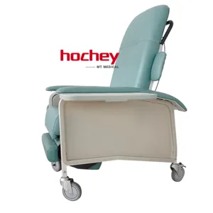 HOCHEY Hospital Blood Transfusion Hemodialysis Chair Adjustable Reclining Phlebotomy Chair