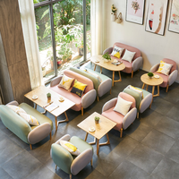 Ensembles de tables et chaises de salle à manger commerciales en gros, canapé banquette couleur personnalisée pour la restauration avec chaise et table de restaurant durables